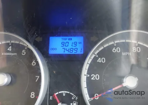 2010 Hyundai Accent Gls z USA, uszkodzony, nr VIN KMHCN4AC0AU430163